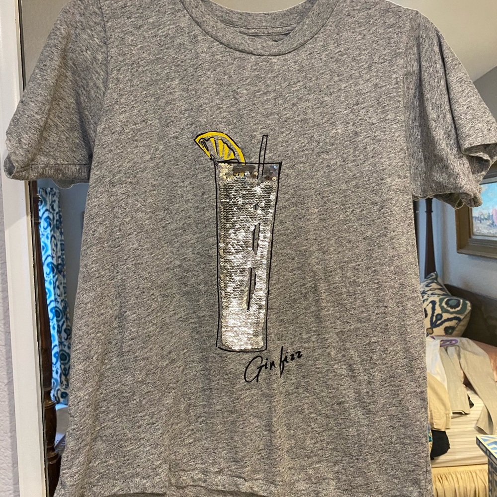 J Crew sequin T